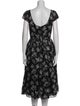 Dolce & Gabbana Silk Midi Length Dress