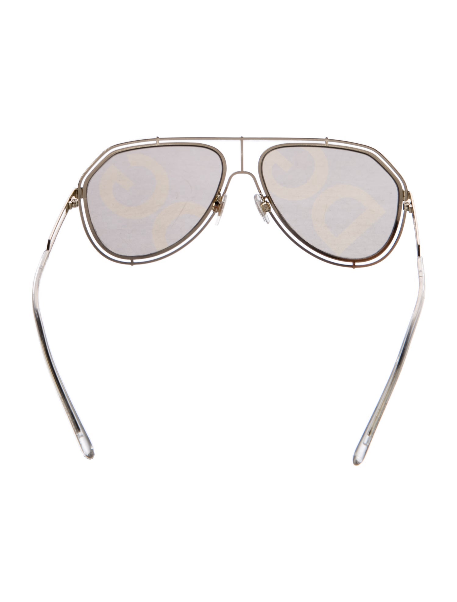Dolce & Gabbana Aviator Tinted Sunglasses