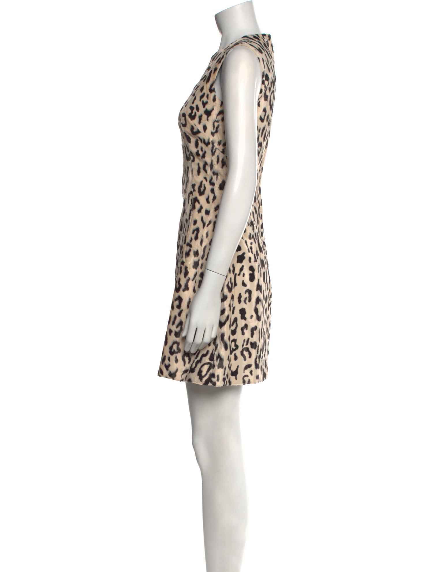 Dolce & Gabbana Animal Print Mini Dress