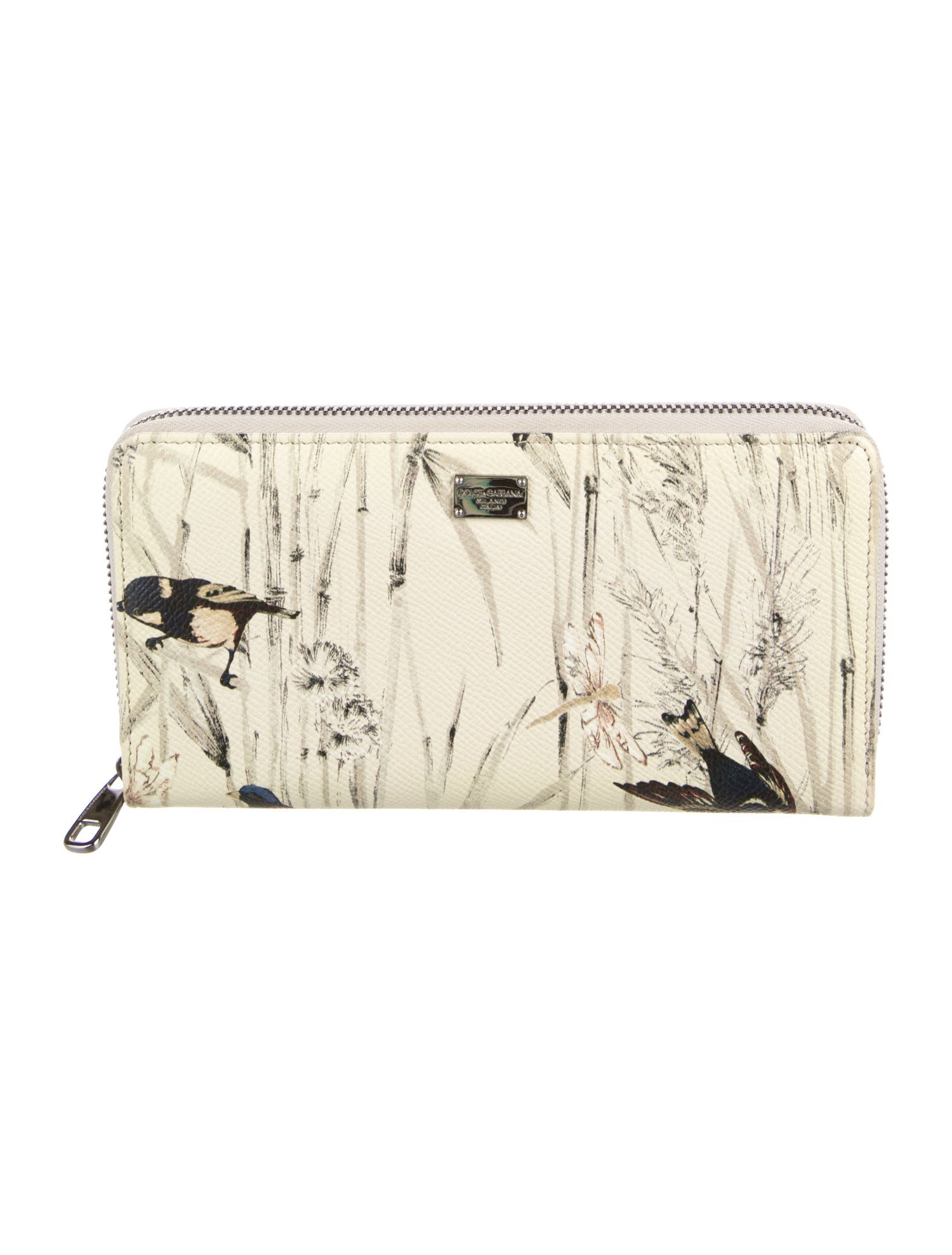 Dolce & Gabbana Leather Printed Continental Wallet