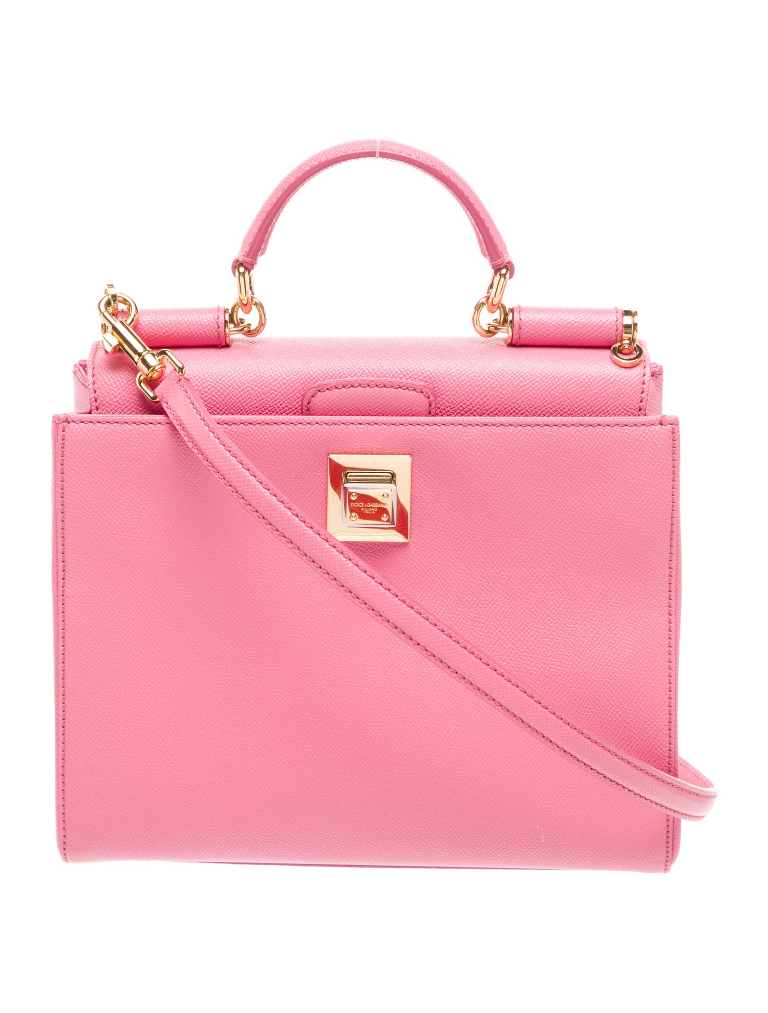 Dolce & Gabbana Leather Top Handle Bag