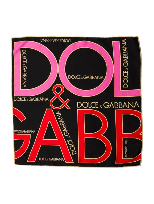 Dolce & Gabbana Silk Printed Bandana