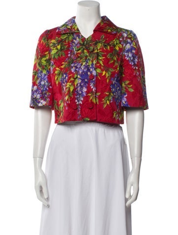 Dolce & Gabbana Jackets Floral Print Bolero Us2, It38 | XS