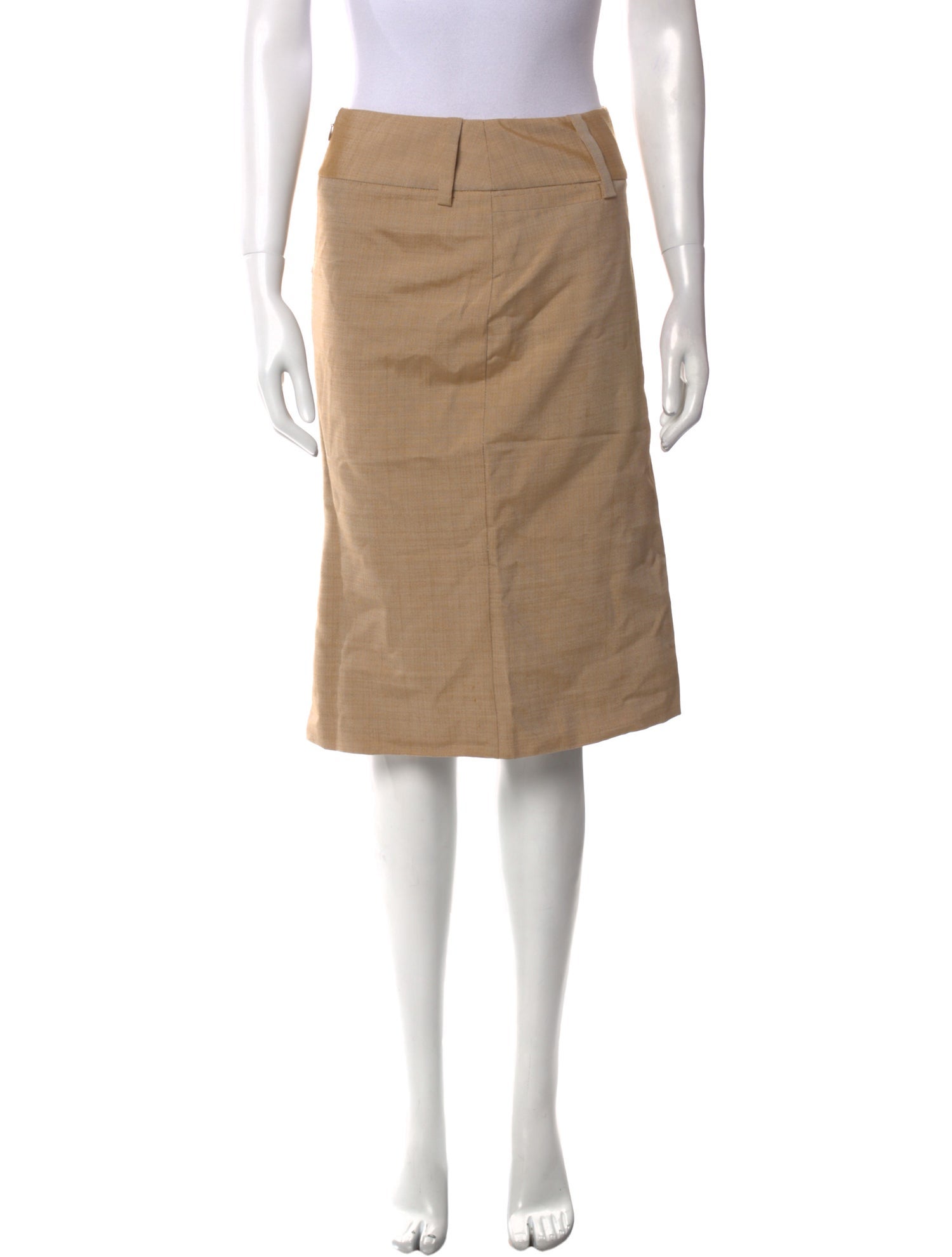 Dolce & Gabbana Silk Knee-Length Skirt