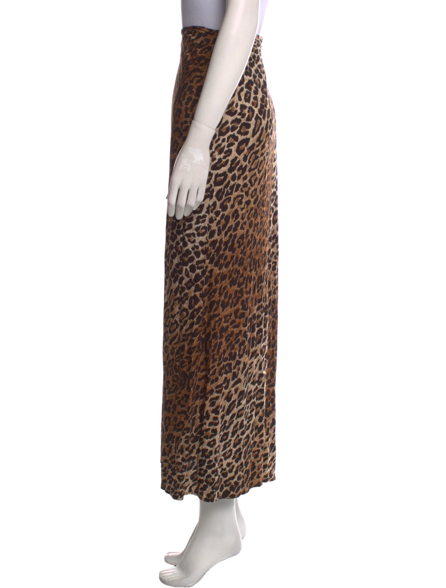 Dolce & Gabbana Animal Print Long Skirt