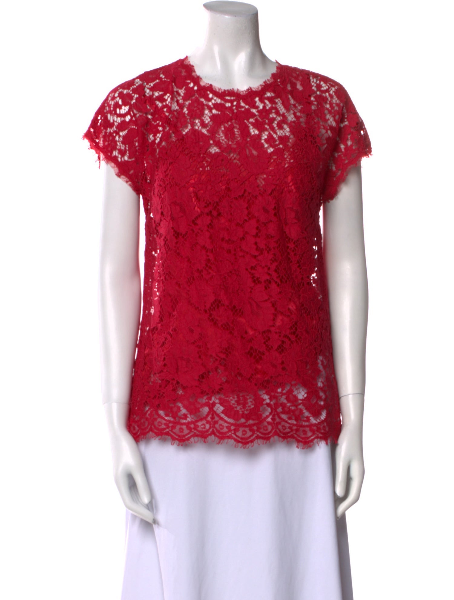 Dolce & Gabbana Lace Lace Pattern Blouse