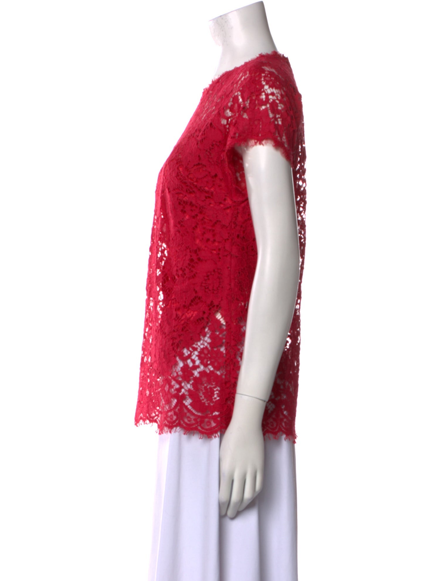 Dolce & Gabbana Lace Lace Pattern Blouse