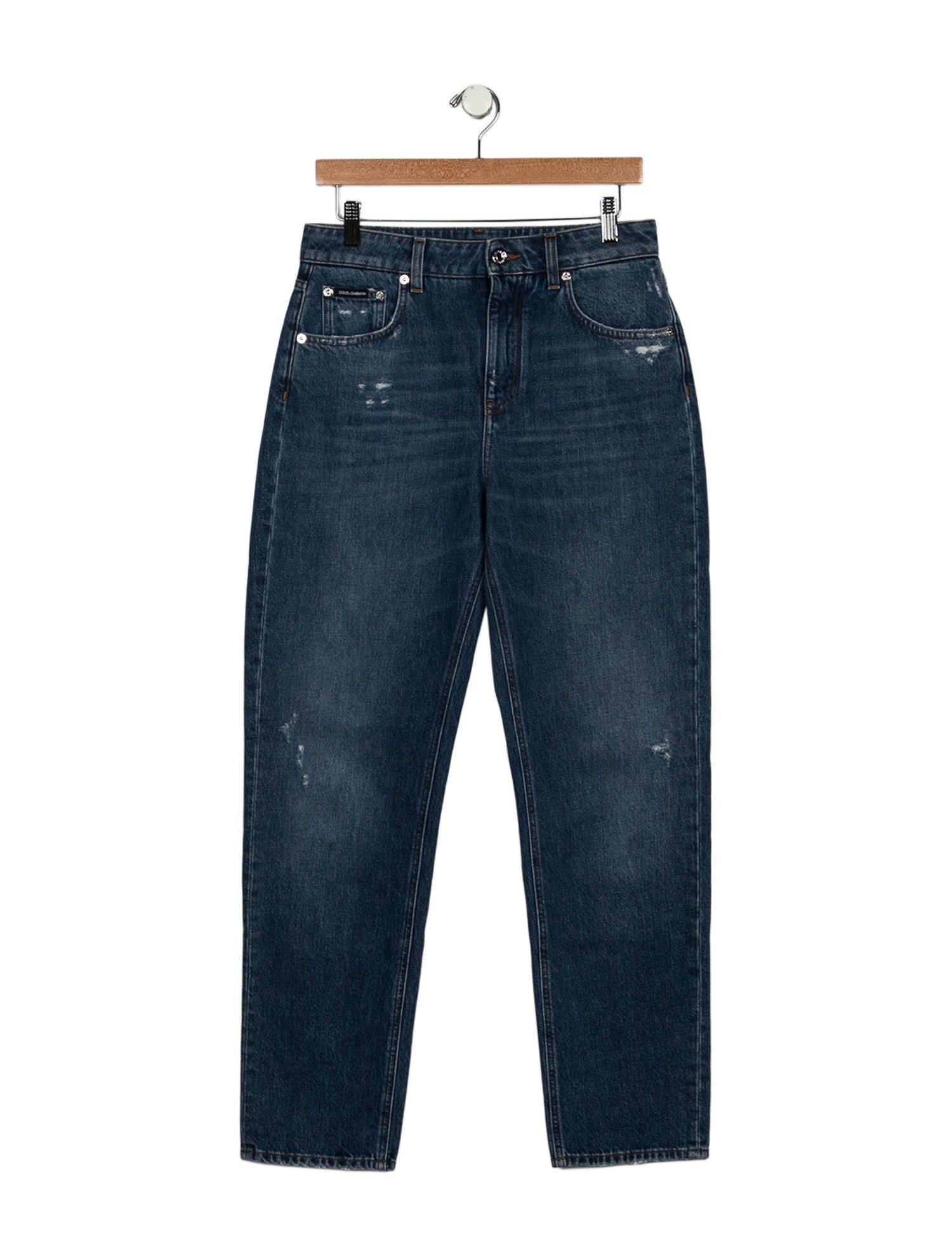 Dolce & Gabbana High-Rise Straight Leg Jeans