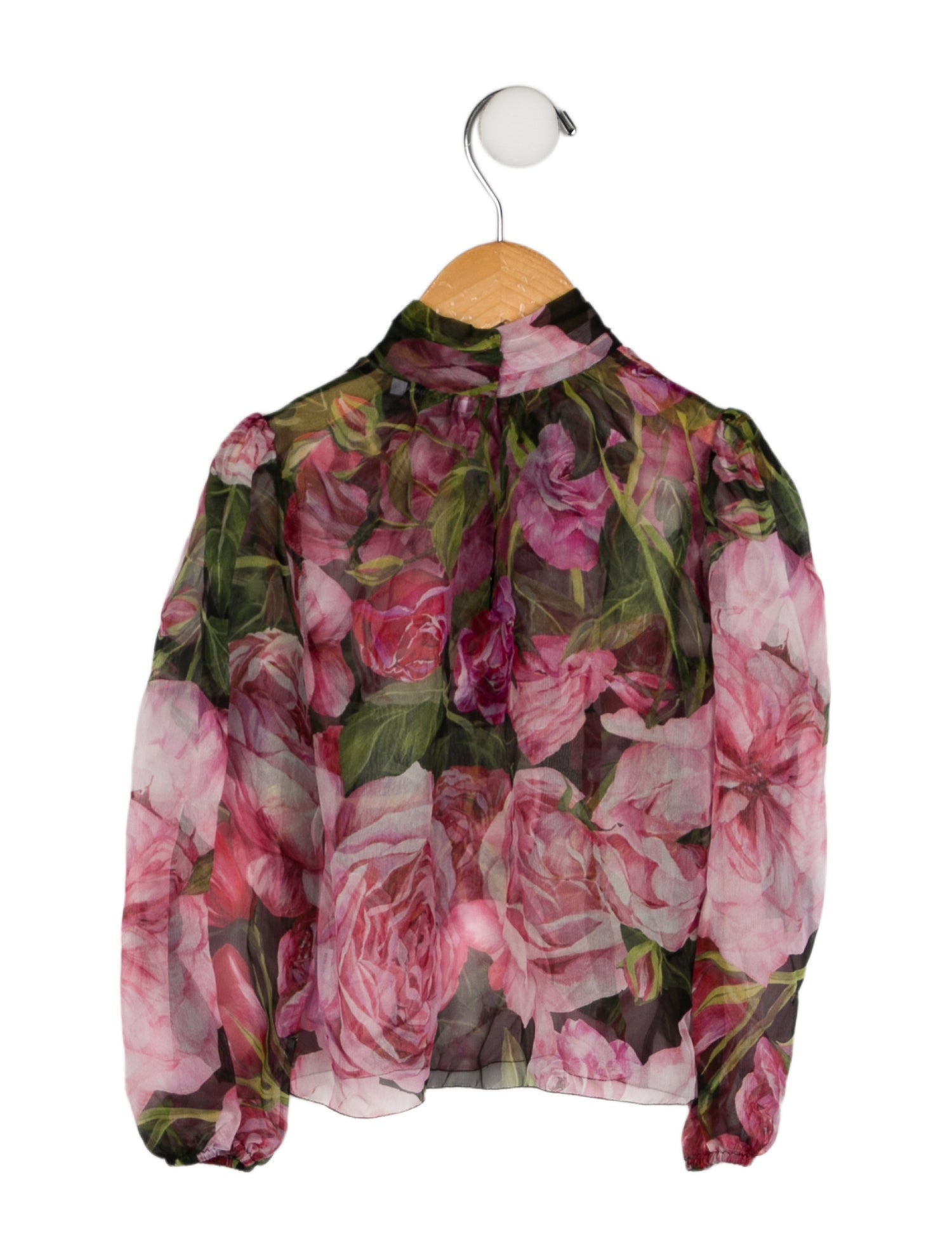 Dolce & Gabbana Floral Long Sleeve Top