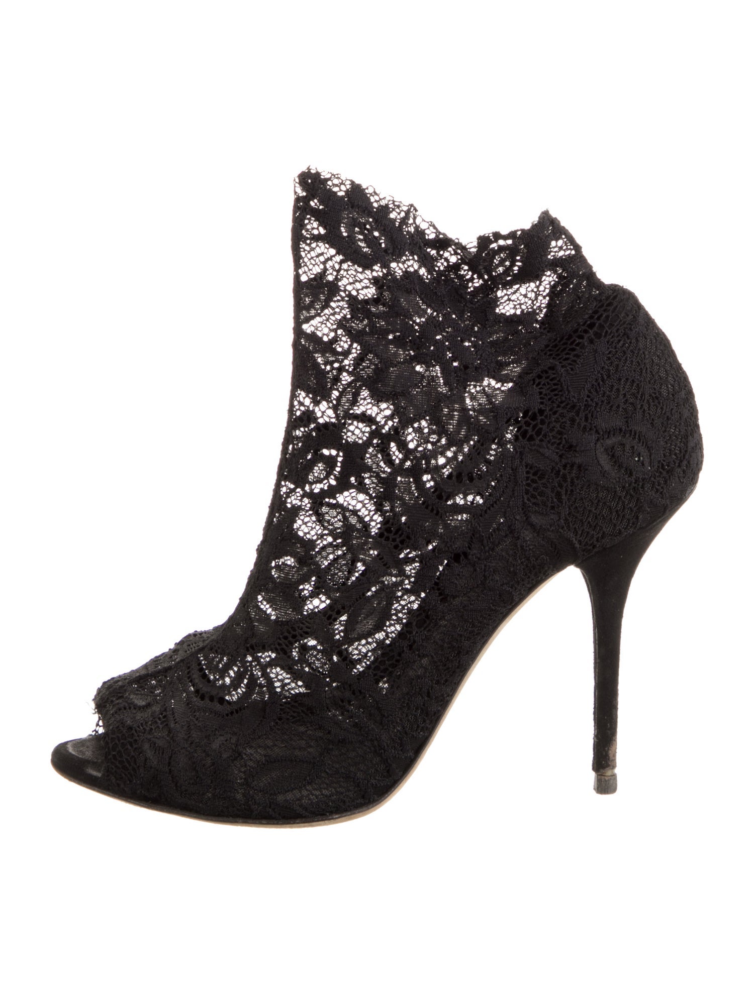 Dolce & Gabbana Lace Lace Pattern Pumps