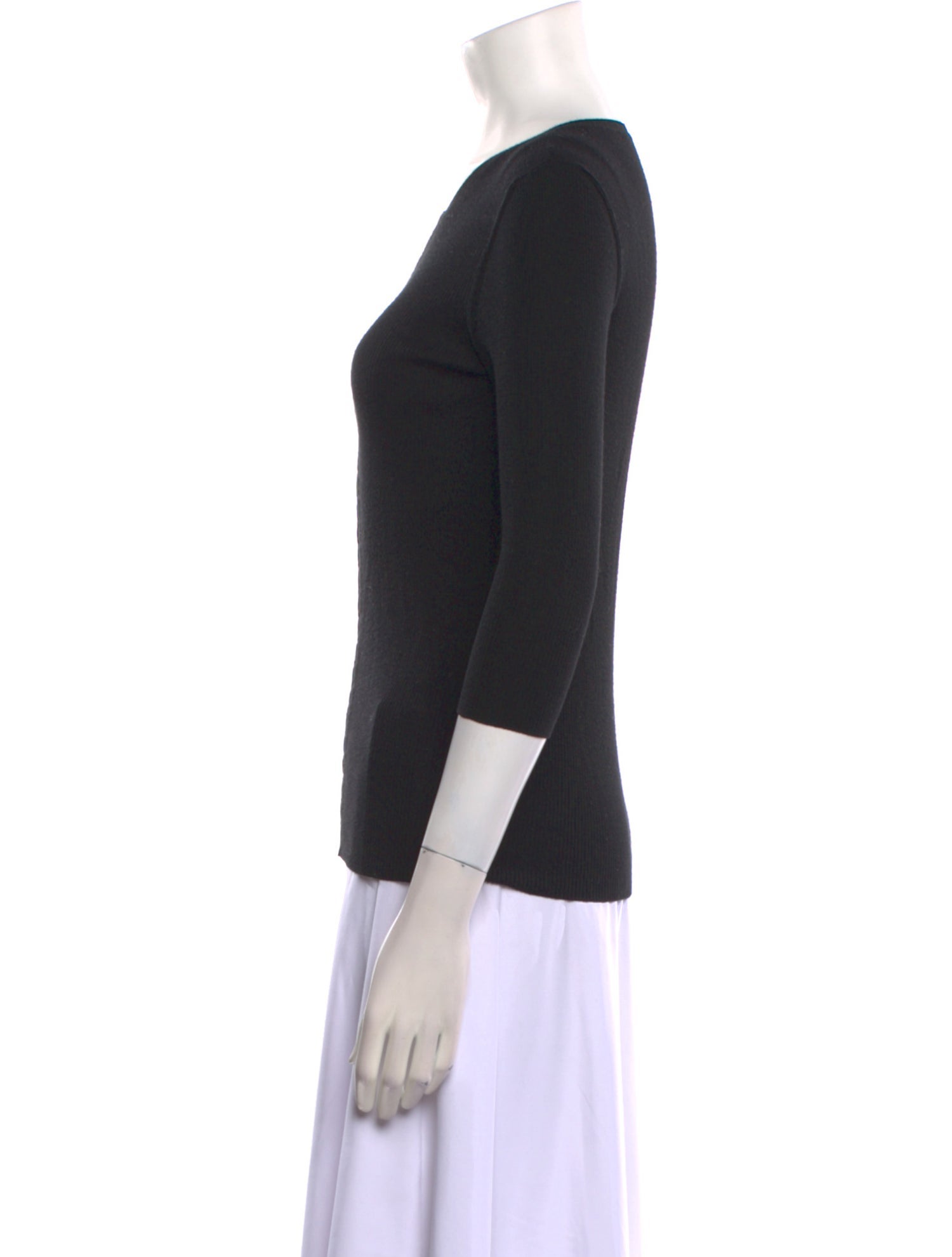 D&G Wool Scoop Neck Sweater