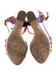 Dolce & Gabbana Carretto Print Patent Leather Sandals