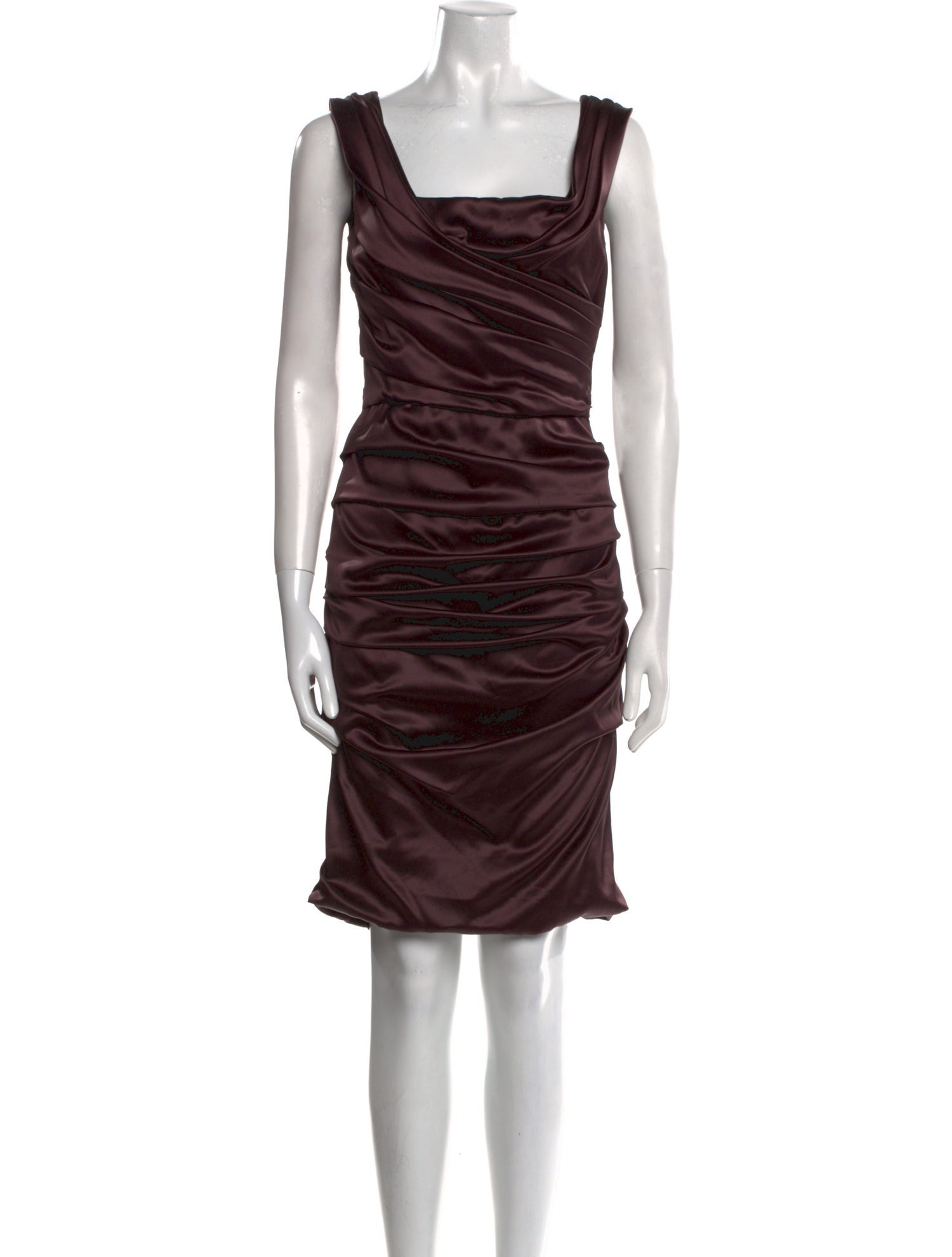 Dolce & Gabbana Silk Knee-Length Dress