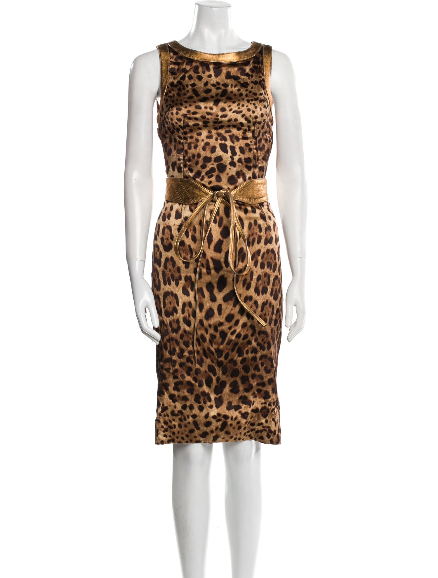 Dolce & Gabbana Silk Knee-Length Dress