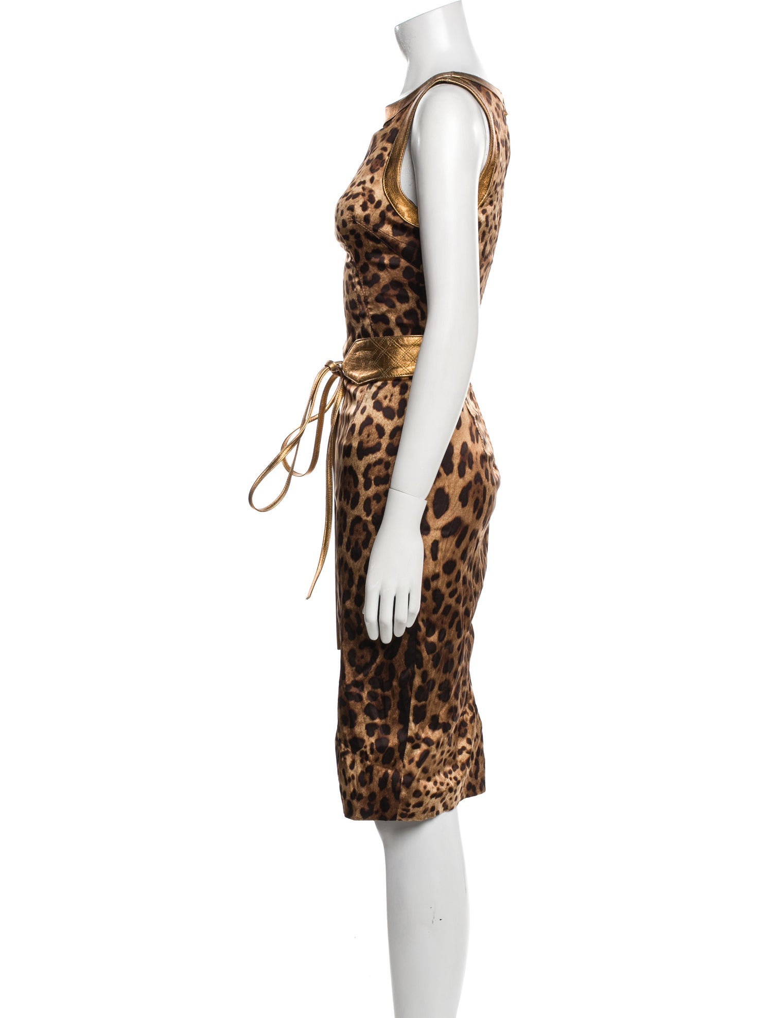 Dolce & Gabbana Silk Knee-Length Dress