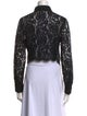 Dolce & Gabbana Lace Pattern Long Sleeve Button-Up Top