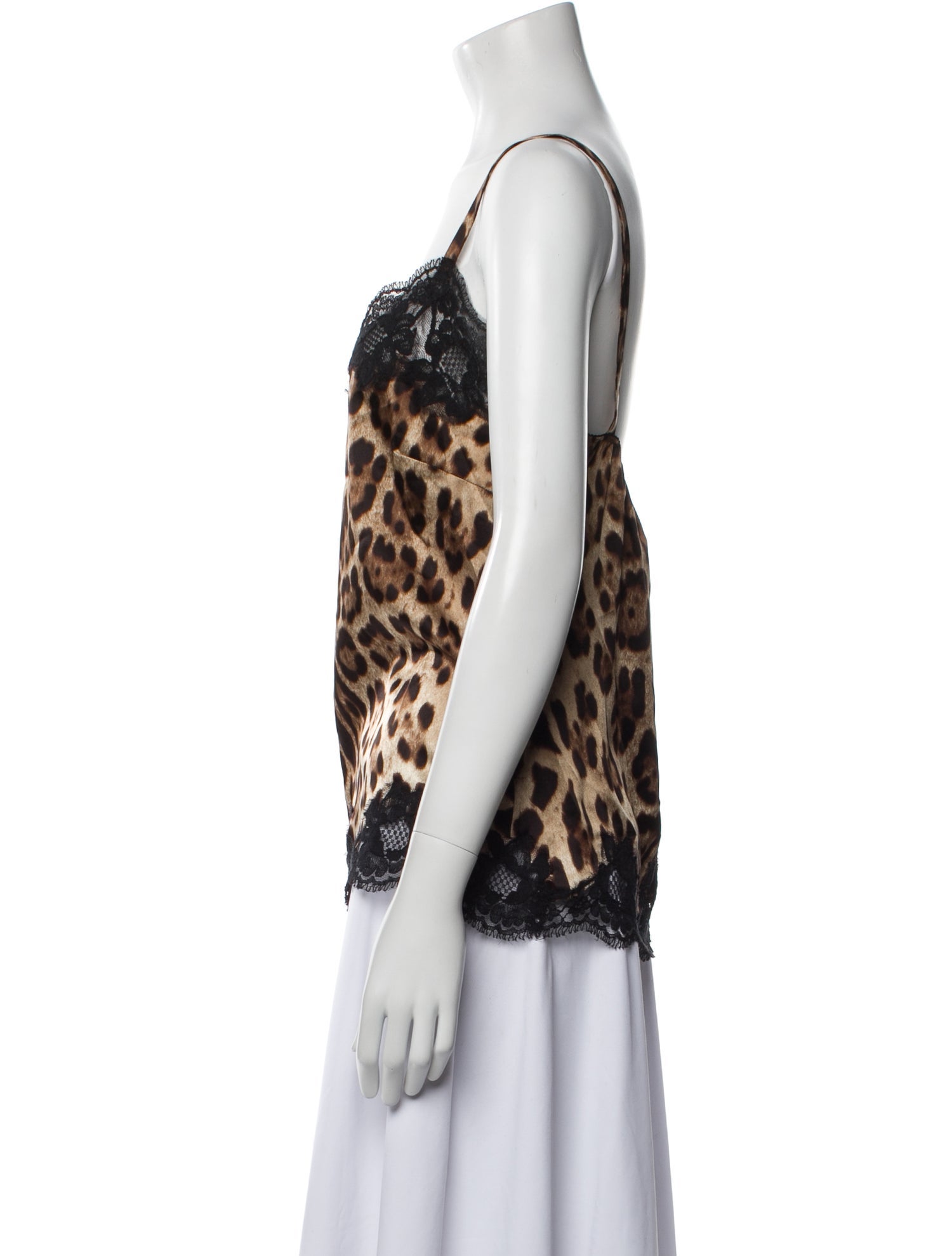 Dolce & Gabbana Silk Animal Print Nightgown