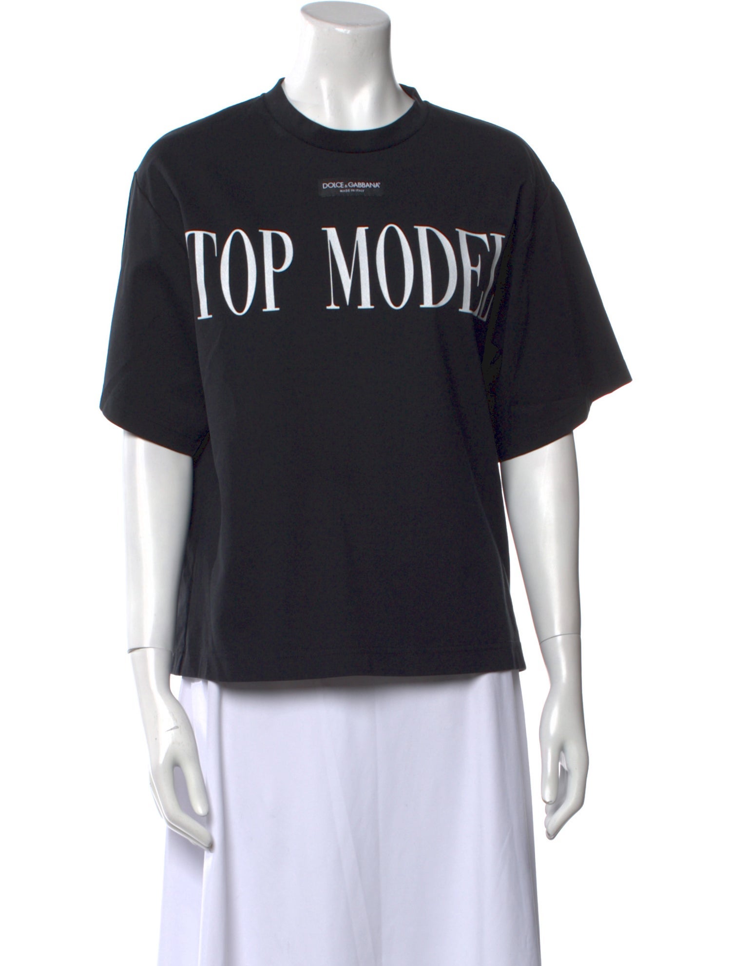 Dolce & Gabbana Graphic Print Crew Neck T-Shirt