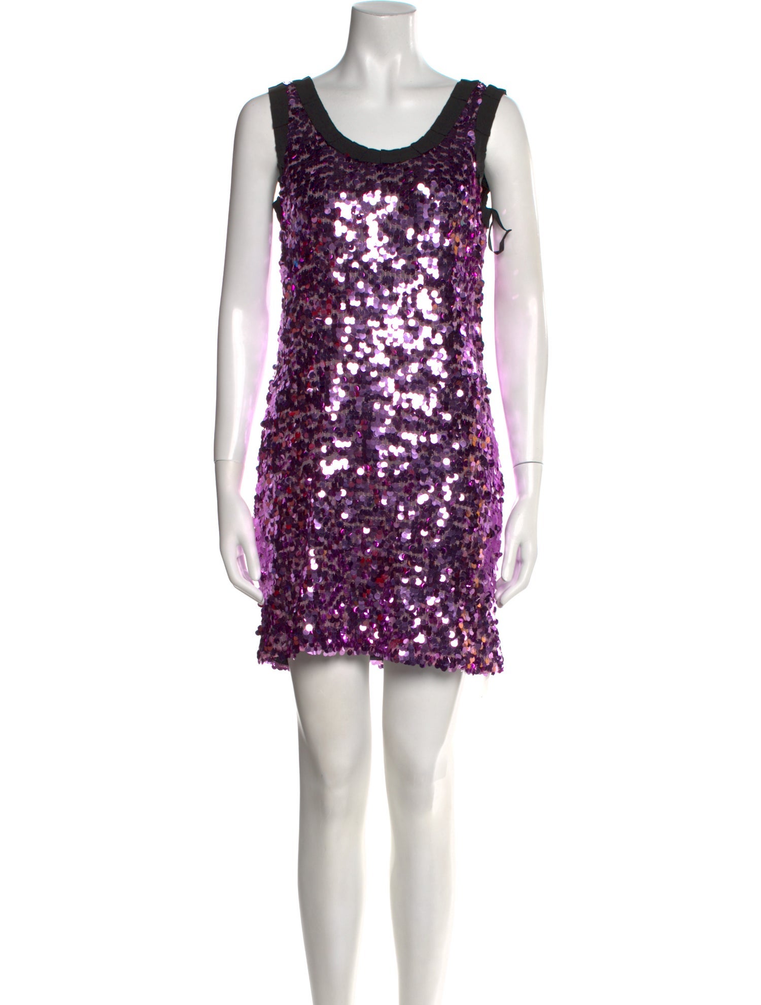 Dolce & Gabbana Scoop Neck Mini Dress