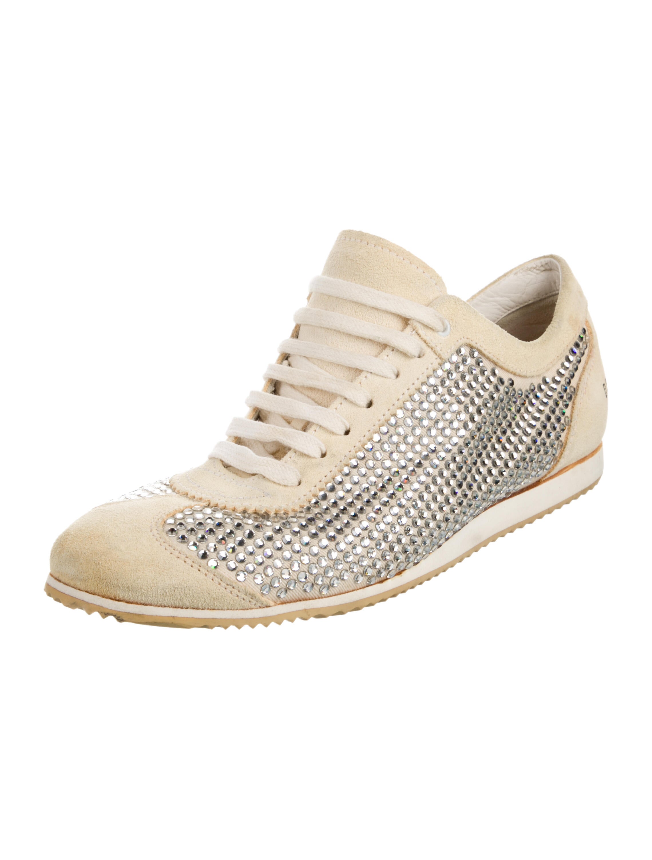 Dolce & Gabbana Crystal Crystal Embellishments Sneakers