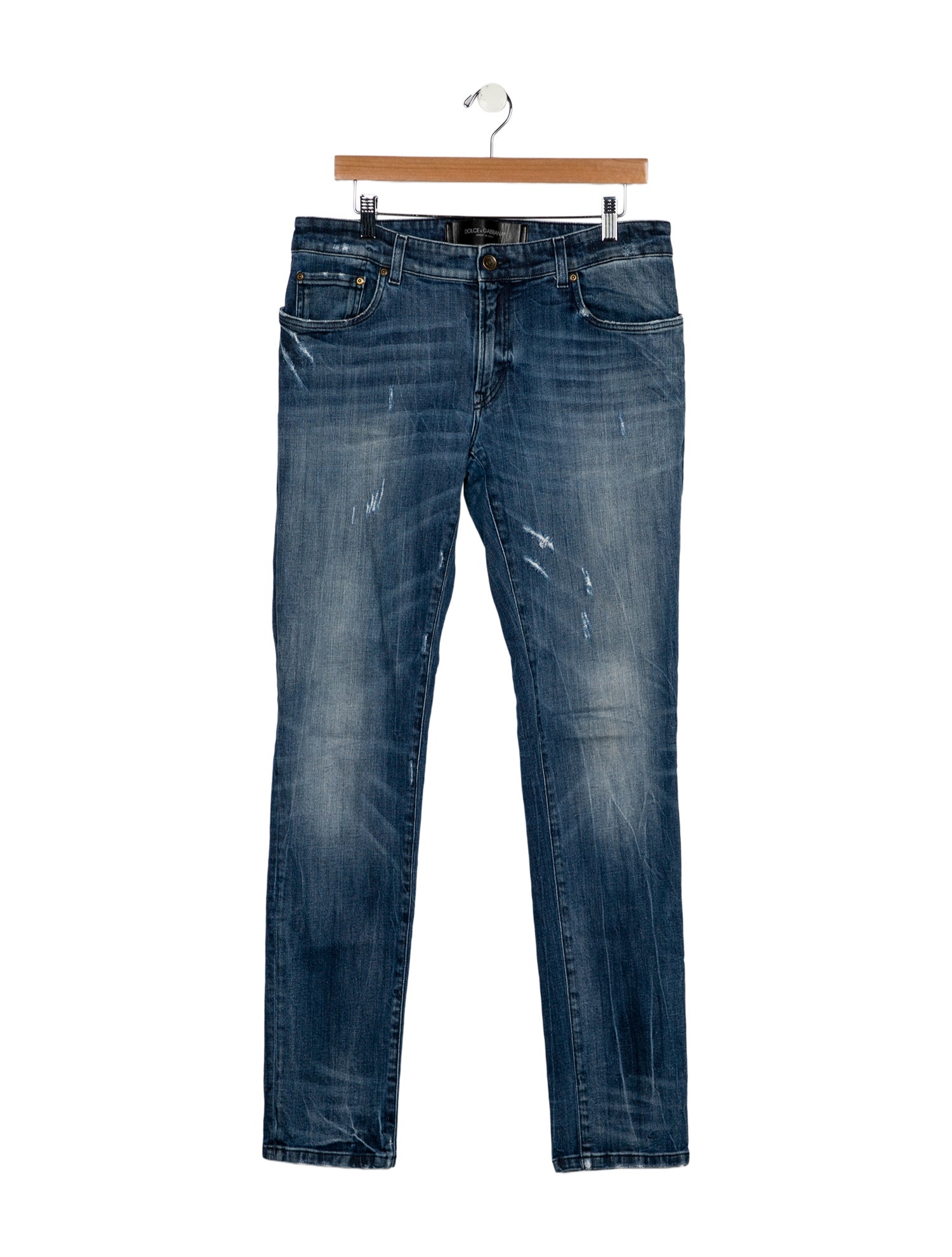 Dolce & Gabbana Mid-Rise Straight Leg Jeans