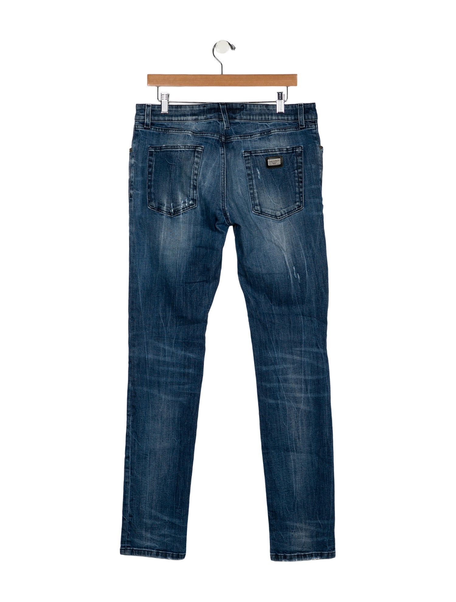 Dolce & Gabbana Mid-Rise Straight Leg Jeans