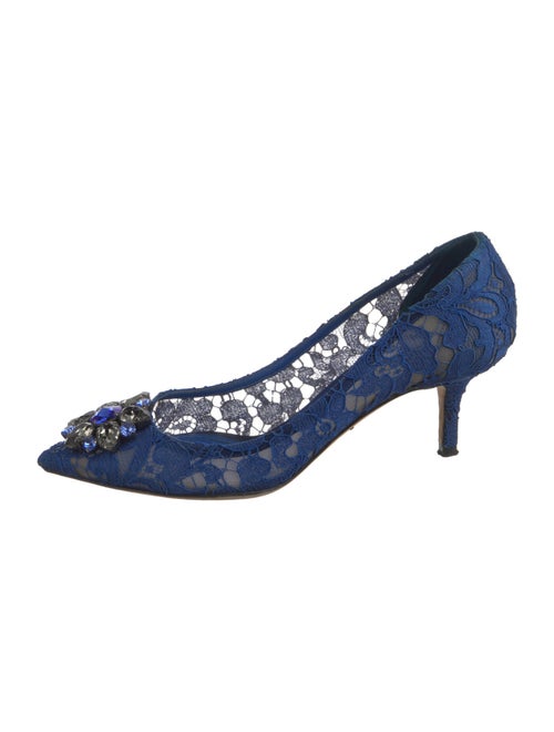 Dolce & Gabbana Lace Lace Pattern Pumps