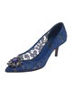Dolce & Gabbana Lace Lace Pattern Pumps