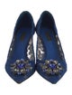 Dolce & Gabbana Lace Lace Pattern Pumps