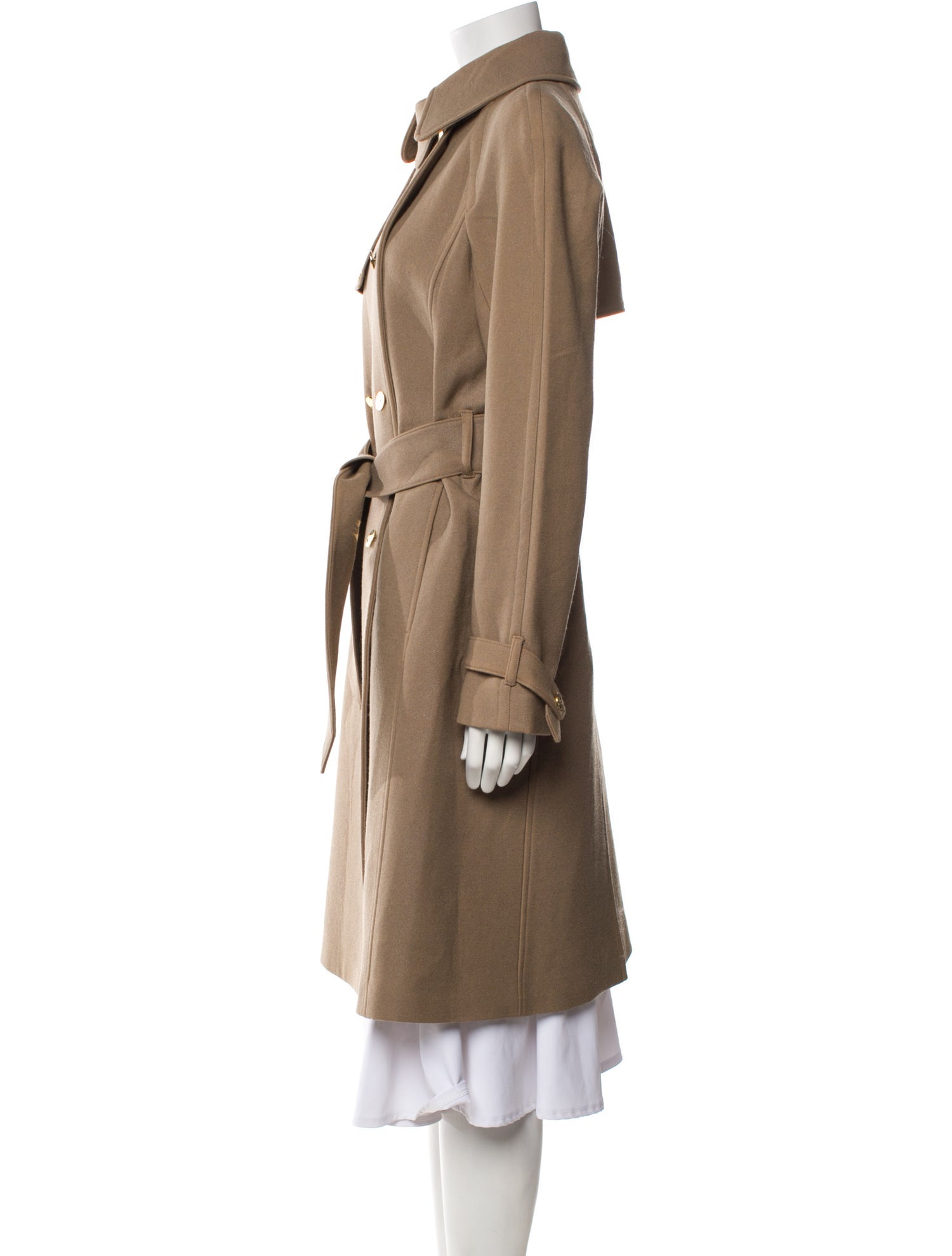 Dolce & Gabbana Virgin Wool Trench Coat