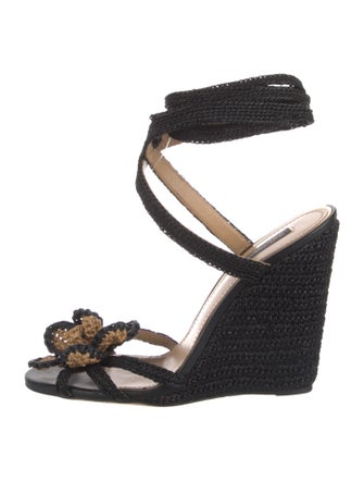 Dolce & Gabbana Raffia Espadrilles