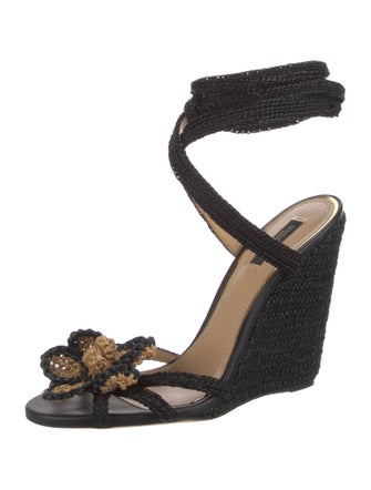 Dolce & Gabbana Raffia Espadrilles