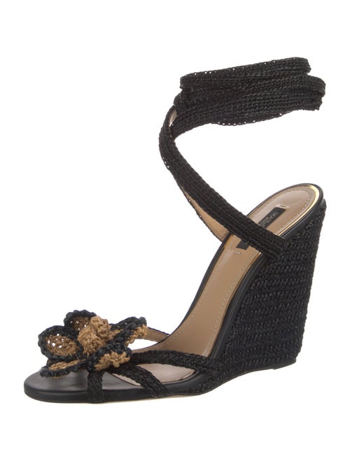 Dolce & Gabbana Raffia Espadrilles