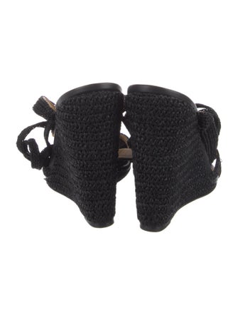 Dolce & Gabbana Raffia Espadrilles