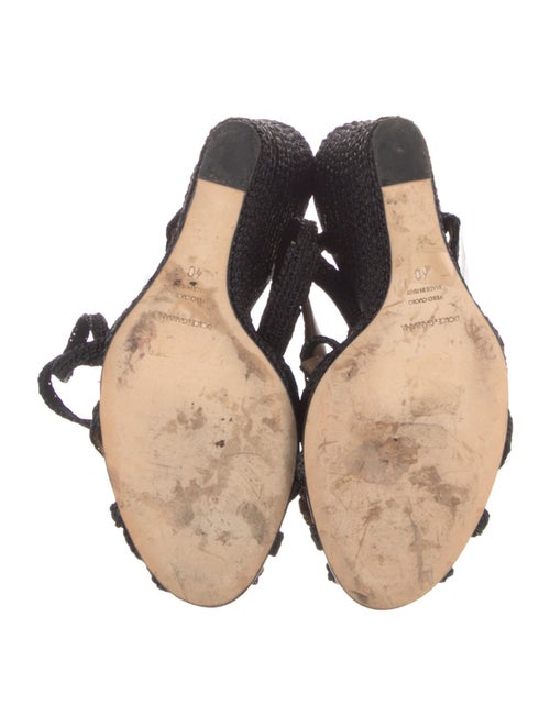 Dolce & Gabbana Raffia Espadrilles