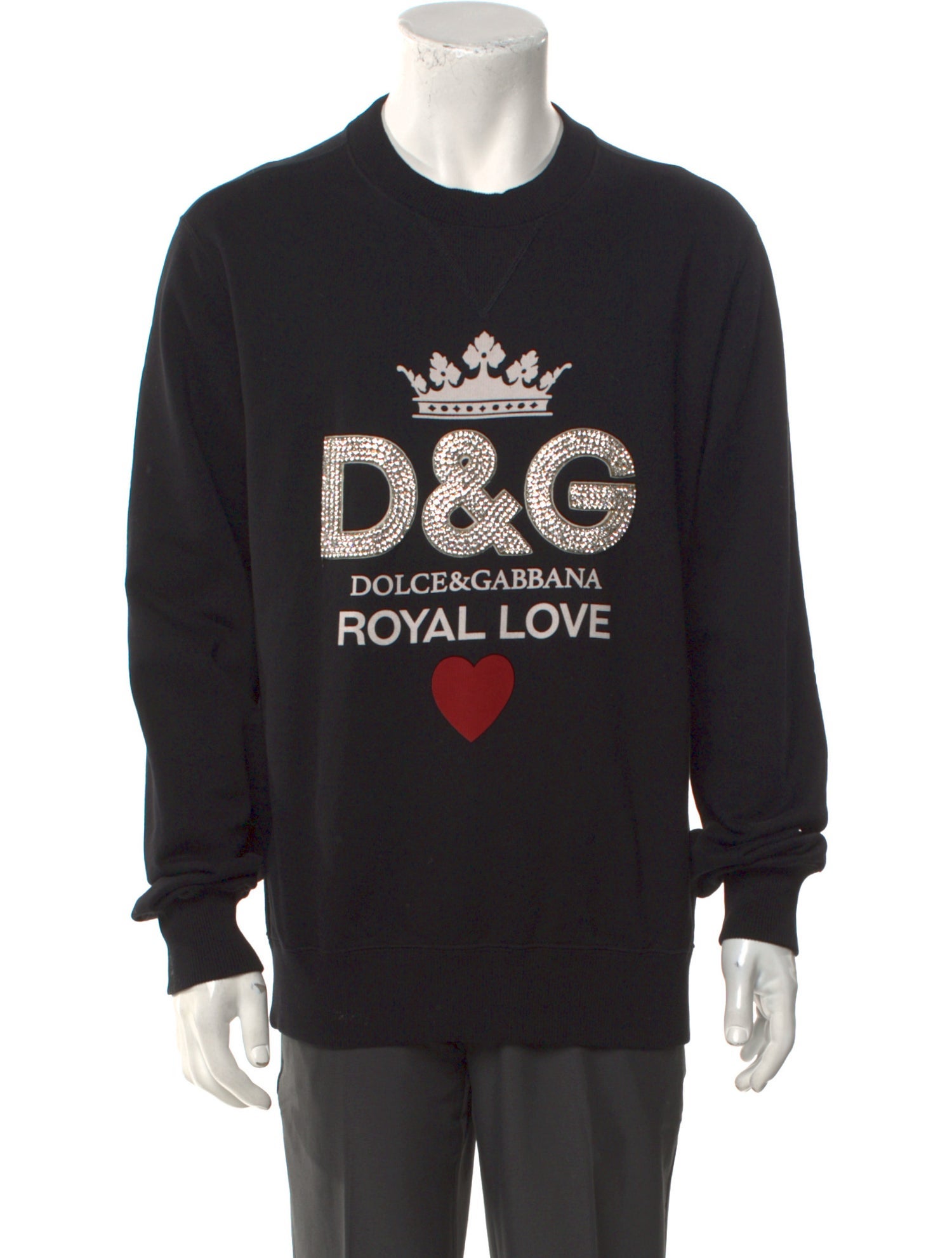 Dolce & Gabbana Graphic Print Crew Neck Sweatshirt