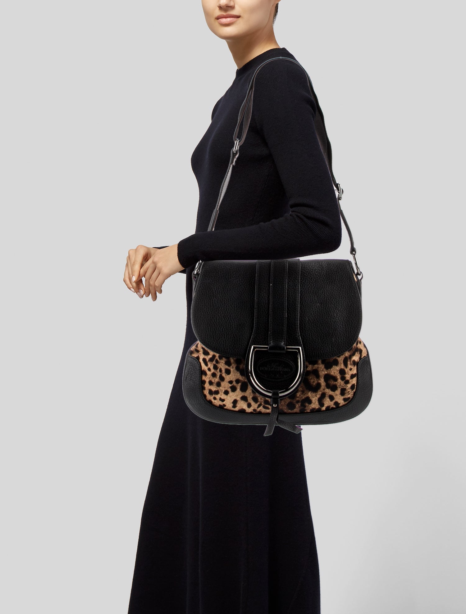 Dolce & Gabbana Leather Messenger Bag