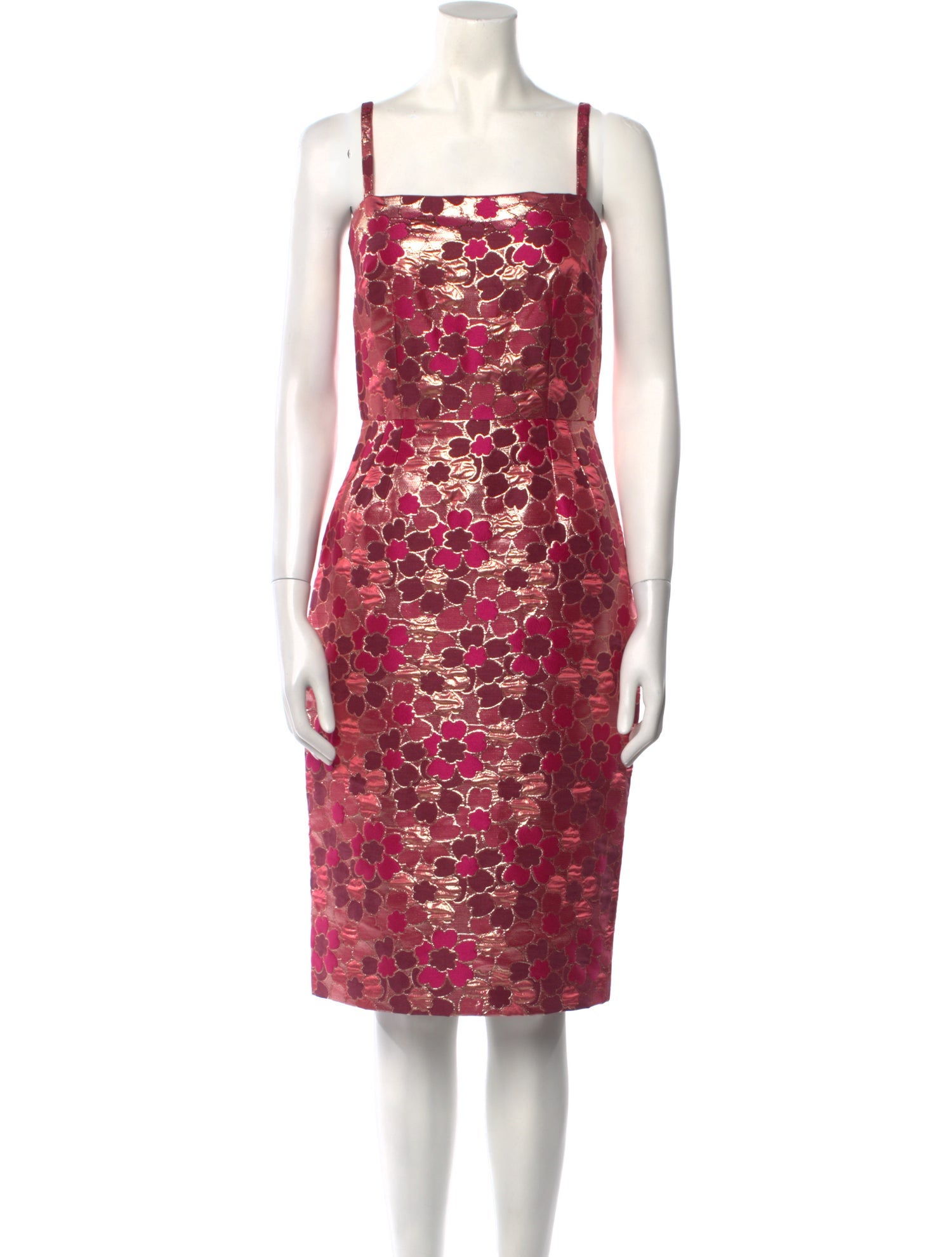 Dolce & Gabbana Silk Knee-Length Dress