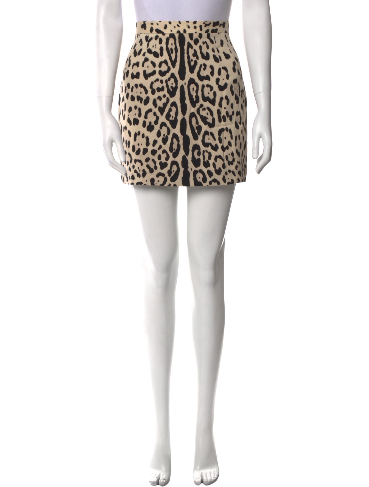 Dolce & Gabbana Silk Mini Skirt