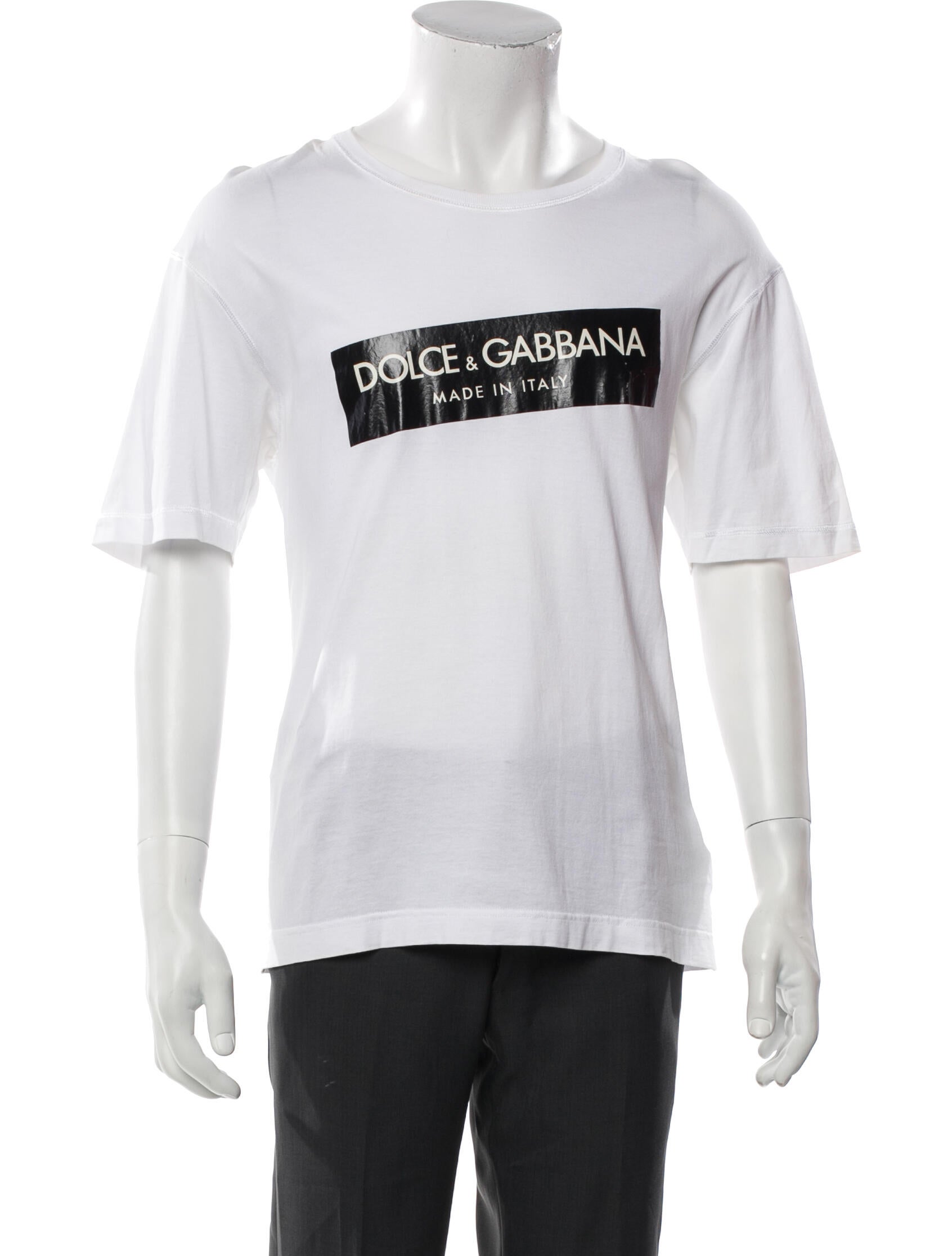 Dolce & Gabbana Graphic Print Crew Neck T-Shirt