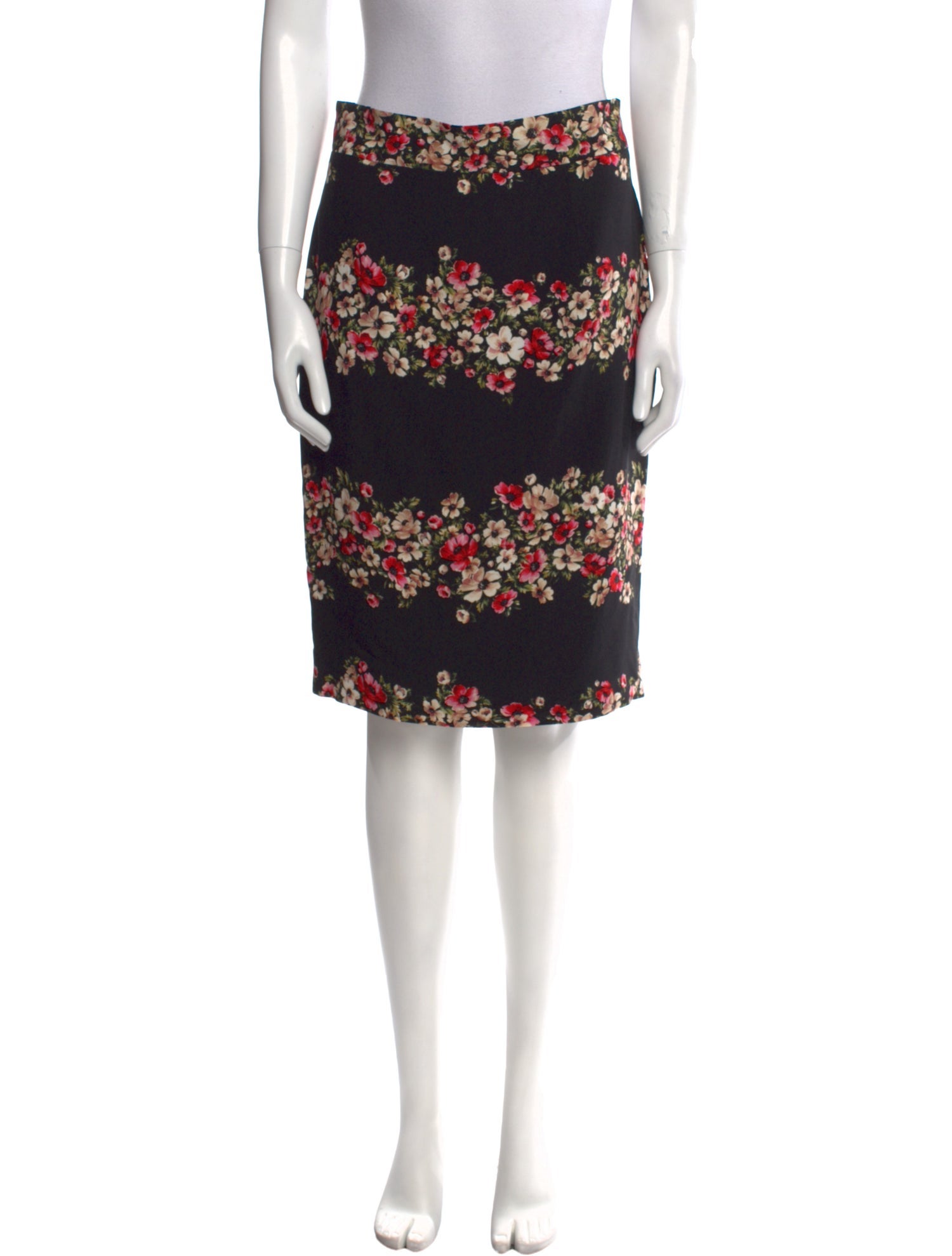 Dolce & Gabbana Floral Print Knee-Length Skirt