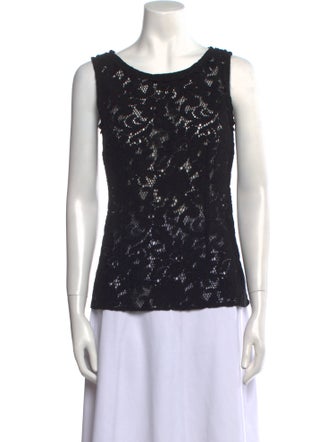 Dolce & Gabbana Wool Lace Pattern Top