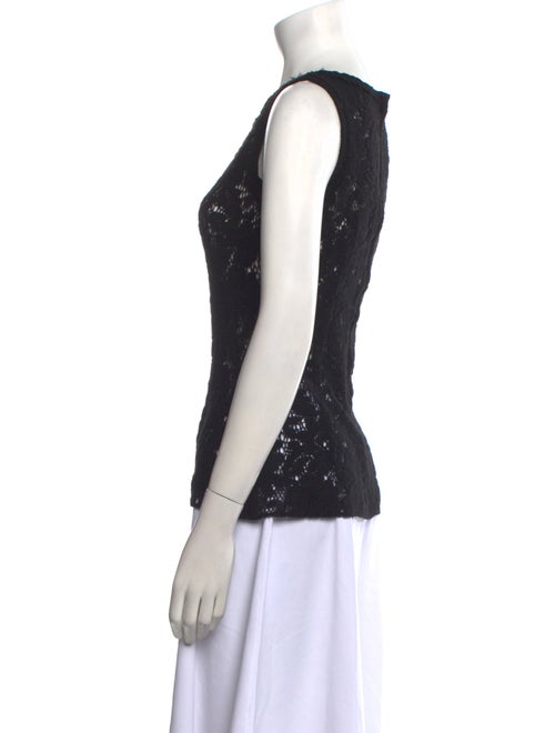 Dolce & Gabbana Wool Lace Pattern Top