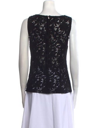 Dolce & Gabbana Wool Lace Pattern Top