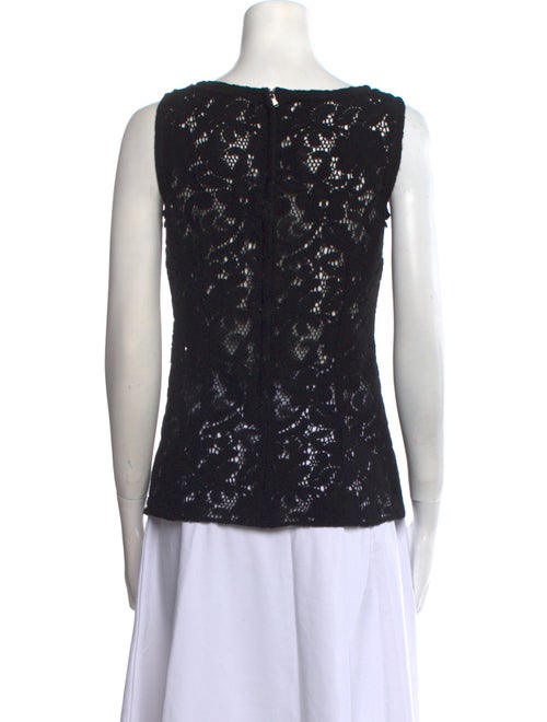 Dolce & Gabbana Wool Lace Pattern Top