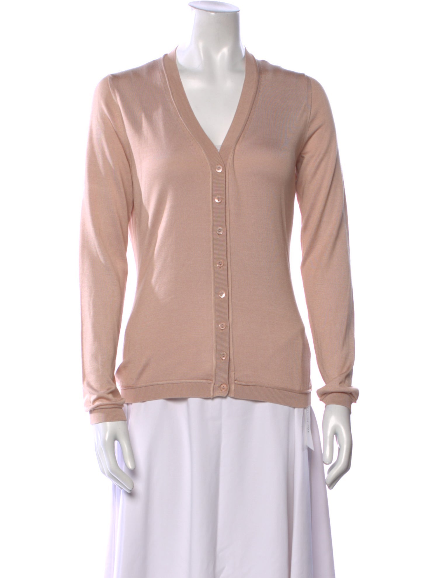 Dolce & Gabbana Silk V-Neck Sweater