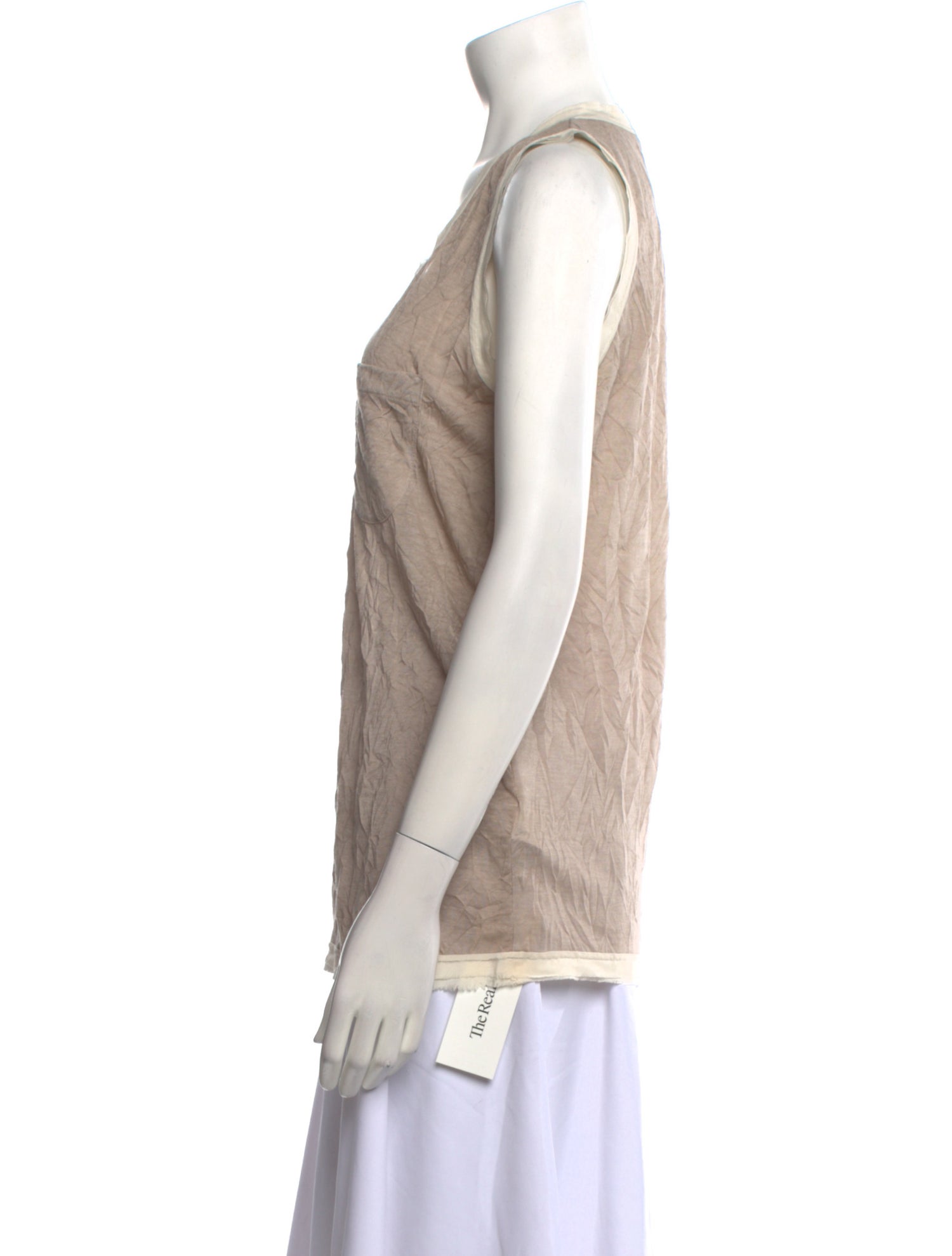 Dolce & Gabbana Colorblock Pattern Scoop Neck Top