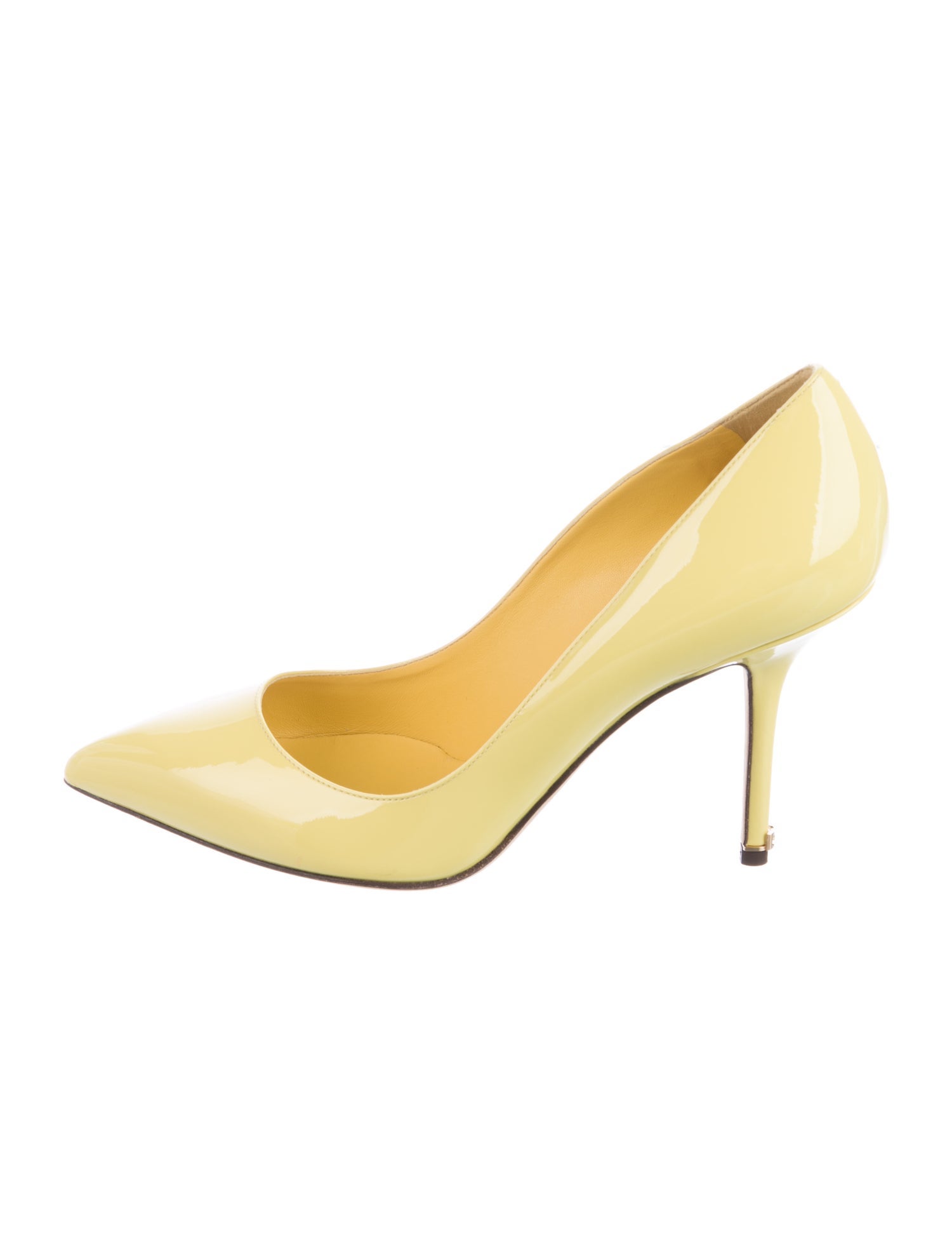 Dolce & Gabbana Patent Leather Crystal Embellishments Pumps