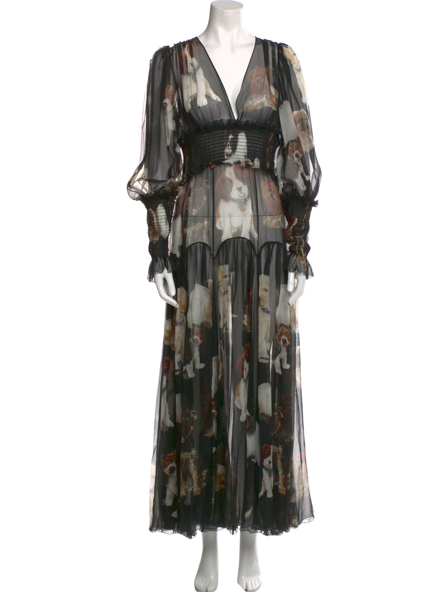 Dolce & Gabbana Printed Long Dress