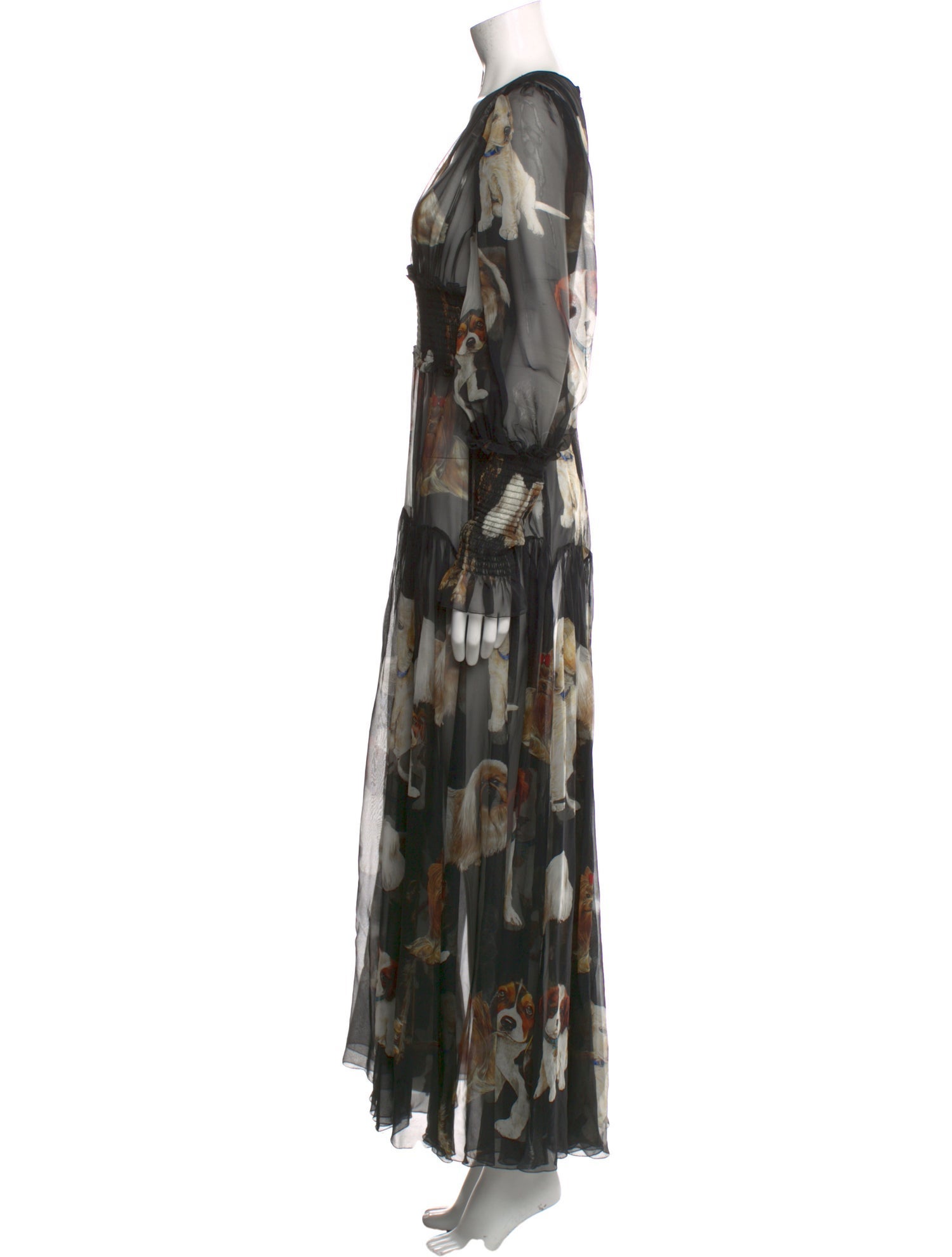 Dolce & Gabbana Printed Long Dress